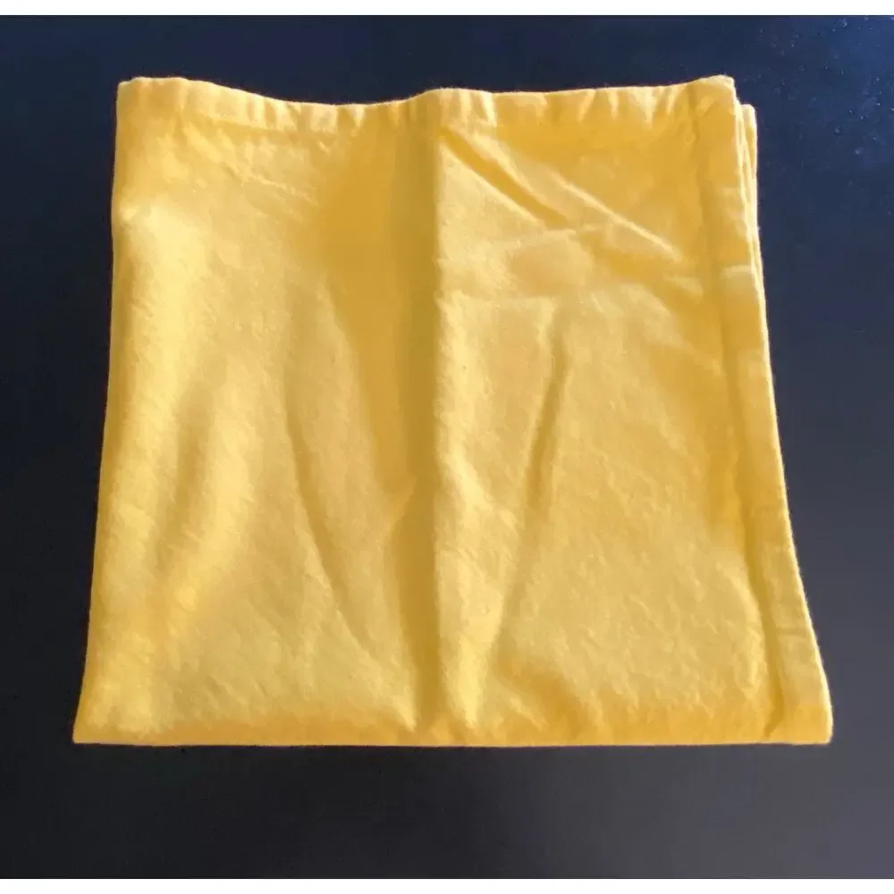 Set of 10 DII Daffodil Yellow 100% Cotton Cloth Dinner Napkins 20